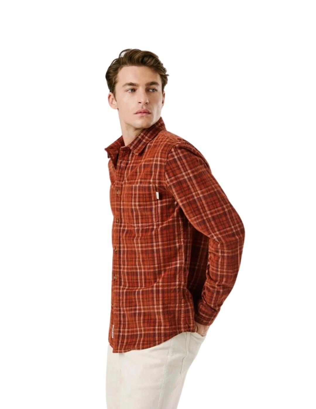 Pepe Jeans Camisa Cliffton Roja de cuadros