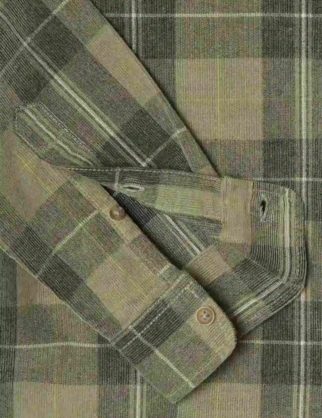 Pepe Jeans Camisa Caster Verde de cuadros