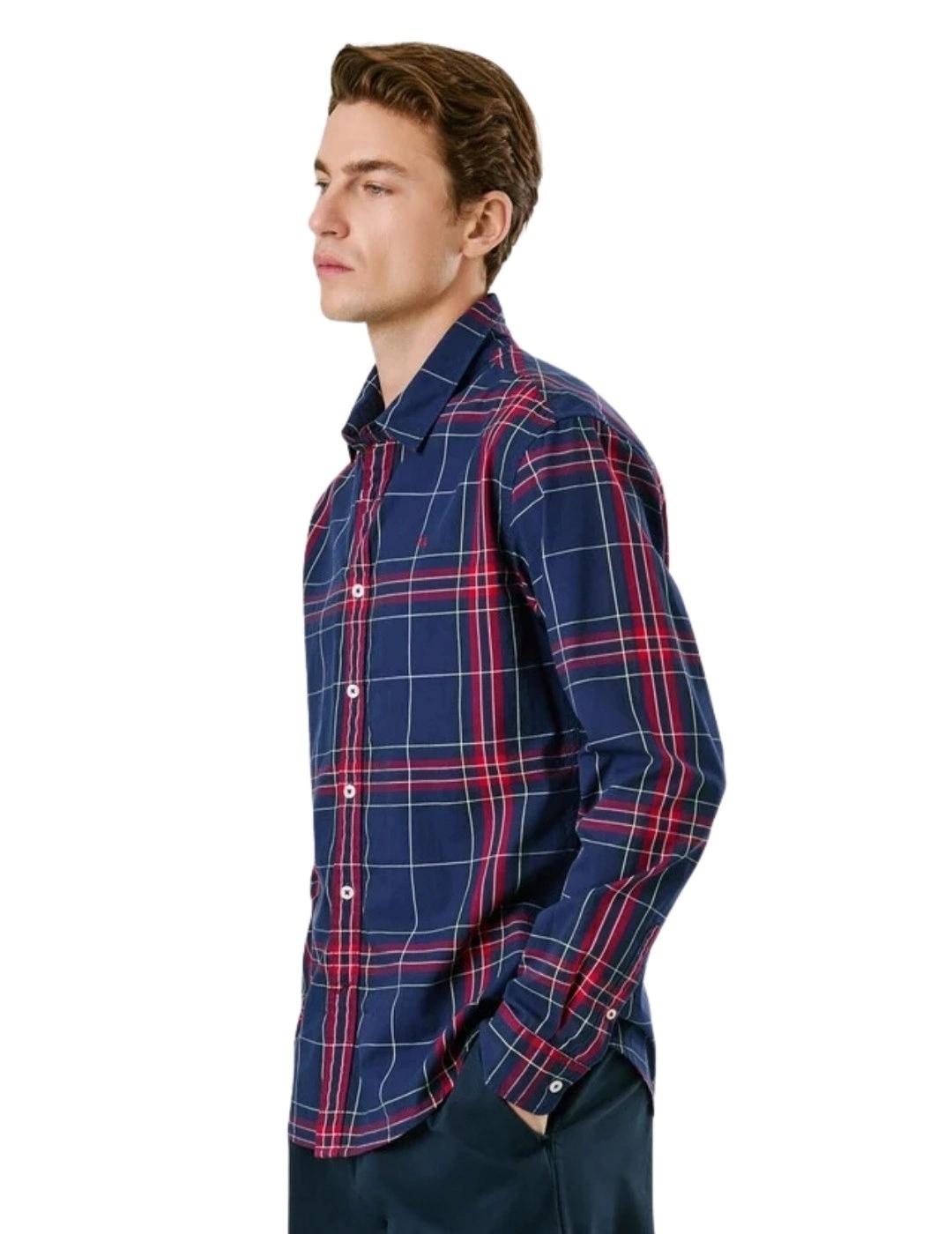 Pepe Jeans Camisa Courtney Azul y rojo cuadros