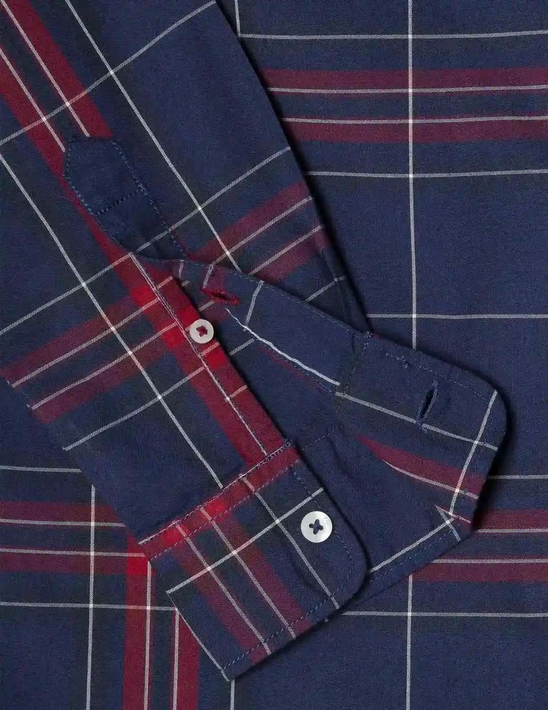Pepe Jeans Camisa Courtney Azul y rojo cuadros