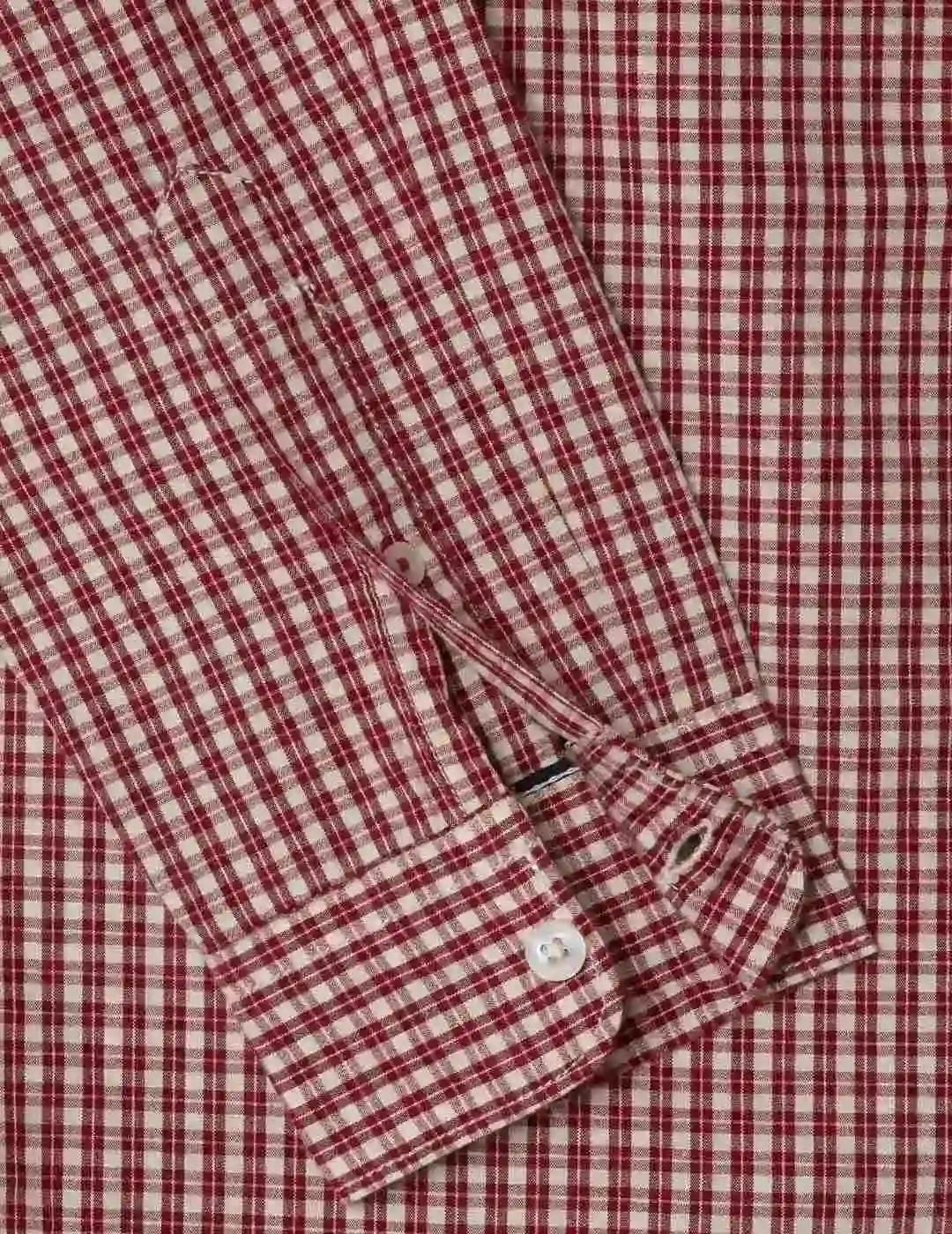 Pepe Jeans Camisa Colton Roja de cuadros