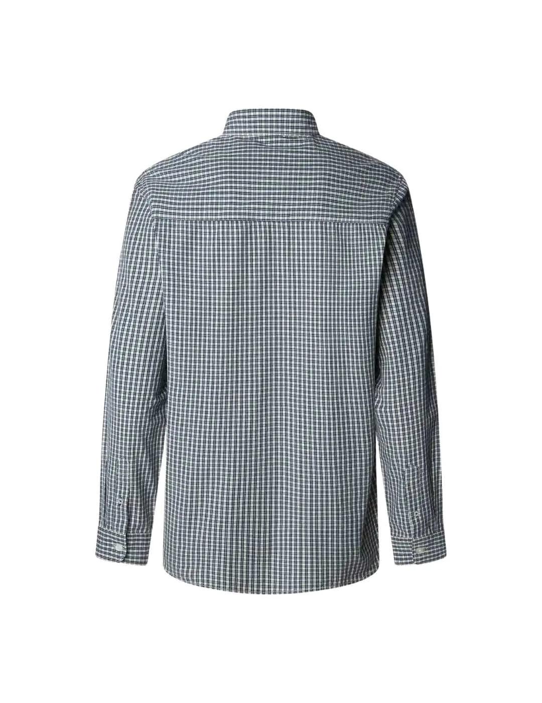 Pepe Jeans Camisa Colton Azul de cuadros