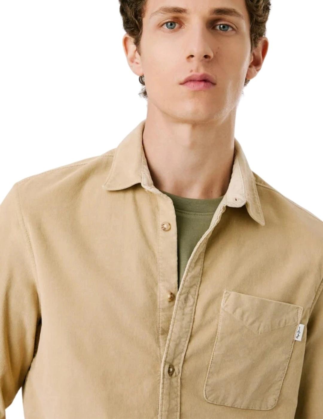 Pepe Jeans Camisa Clayton Stone Beige