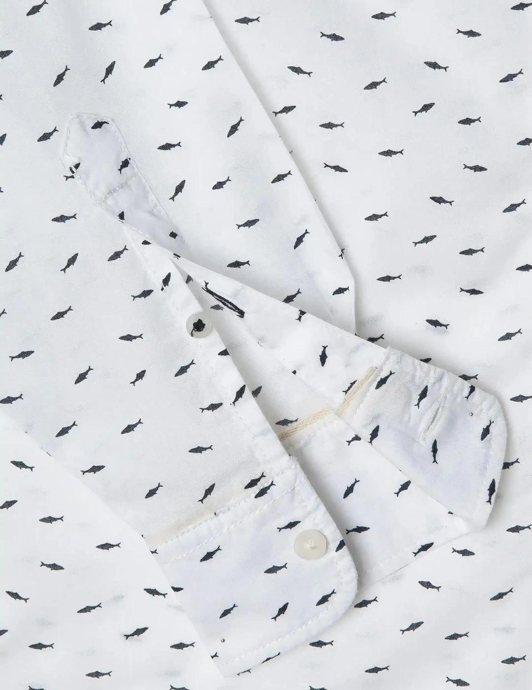 Pepe Jeans Camisa Casper Blanca estampada