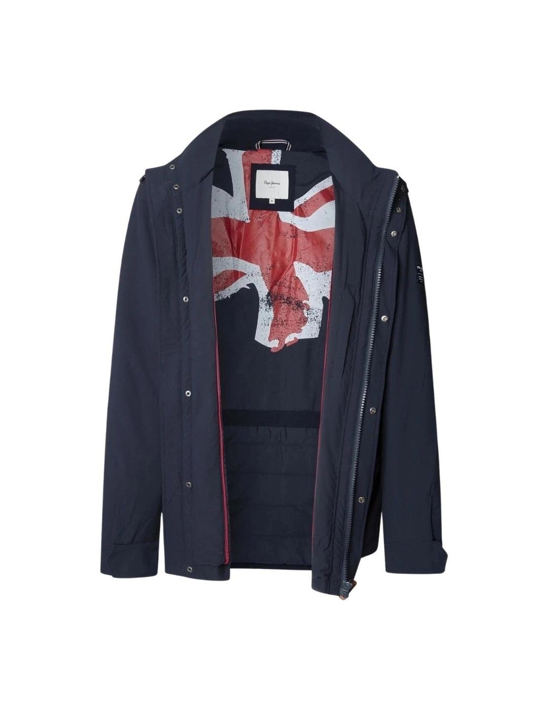 Pepe Jeans Abrigo Jet Azul marino