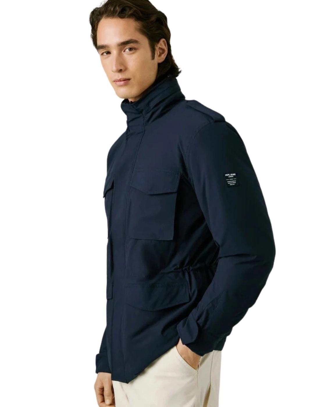 Pepe Jeans Abrigo Jet Azul marino