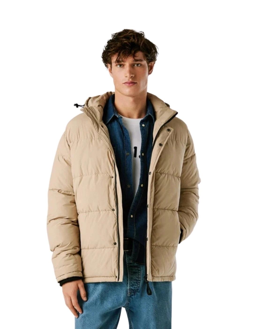 Pepe Jeans Abrigo Jobias Stone Beige