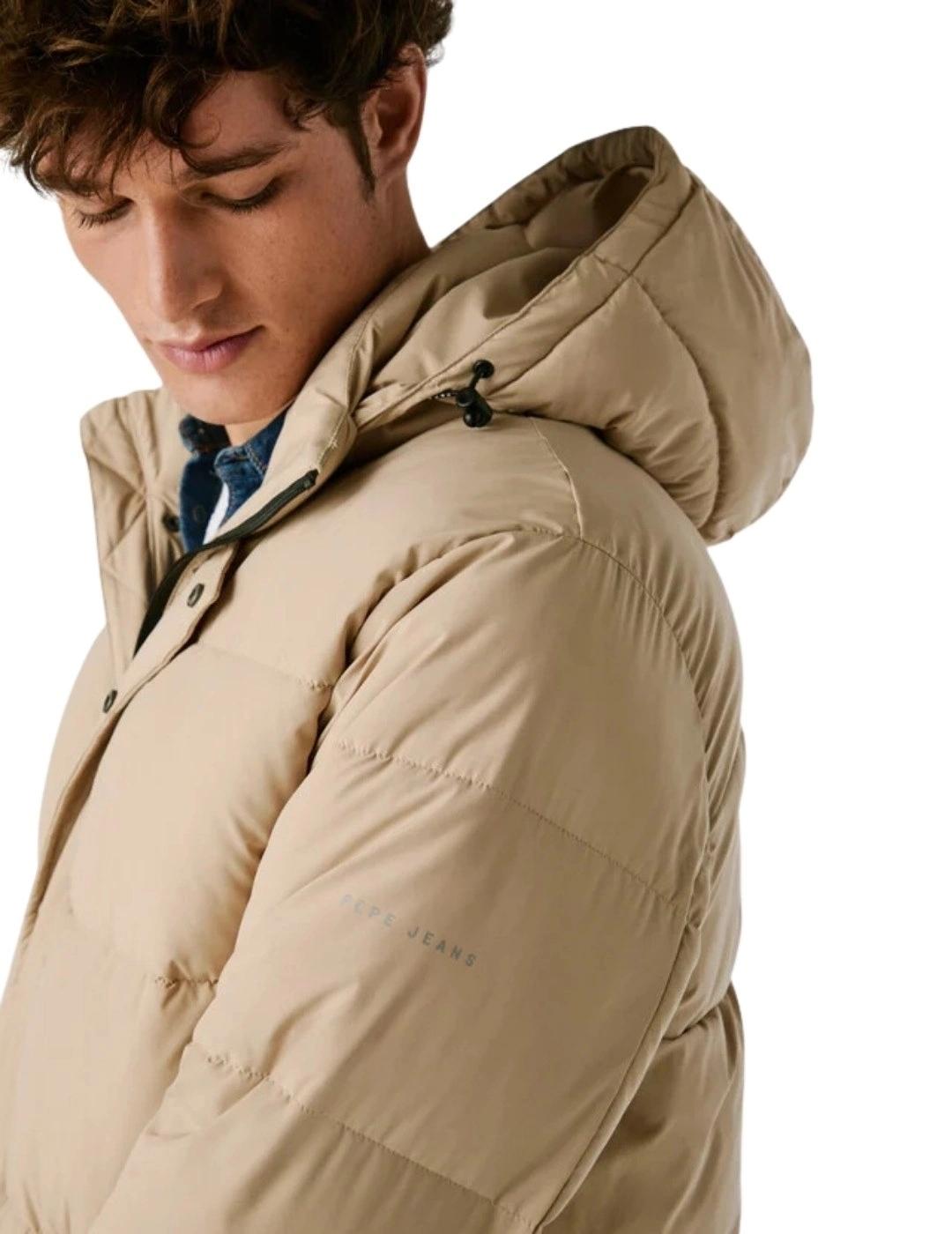 Pepe Jeans Abrigo Jobias Stone Beige