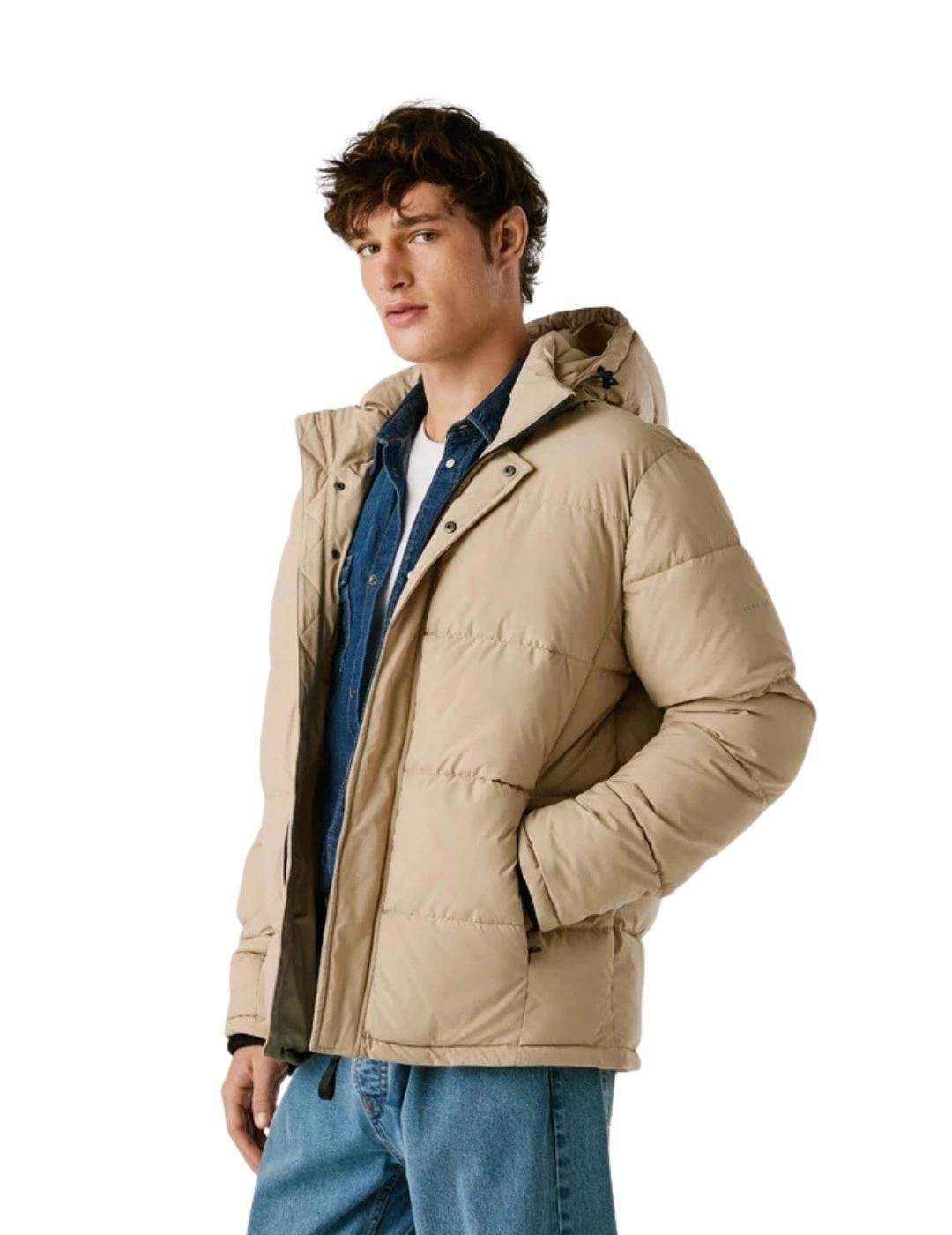 Pepe Jeans Abrigo Jobias Stone Beige