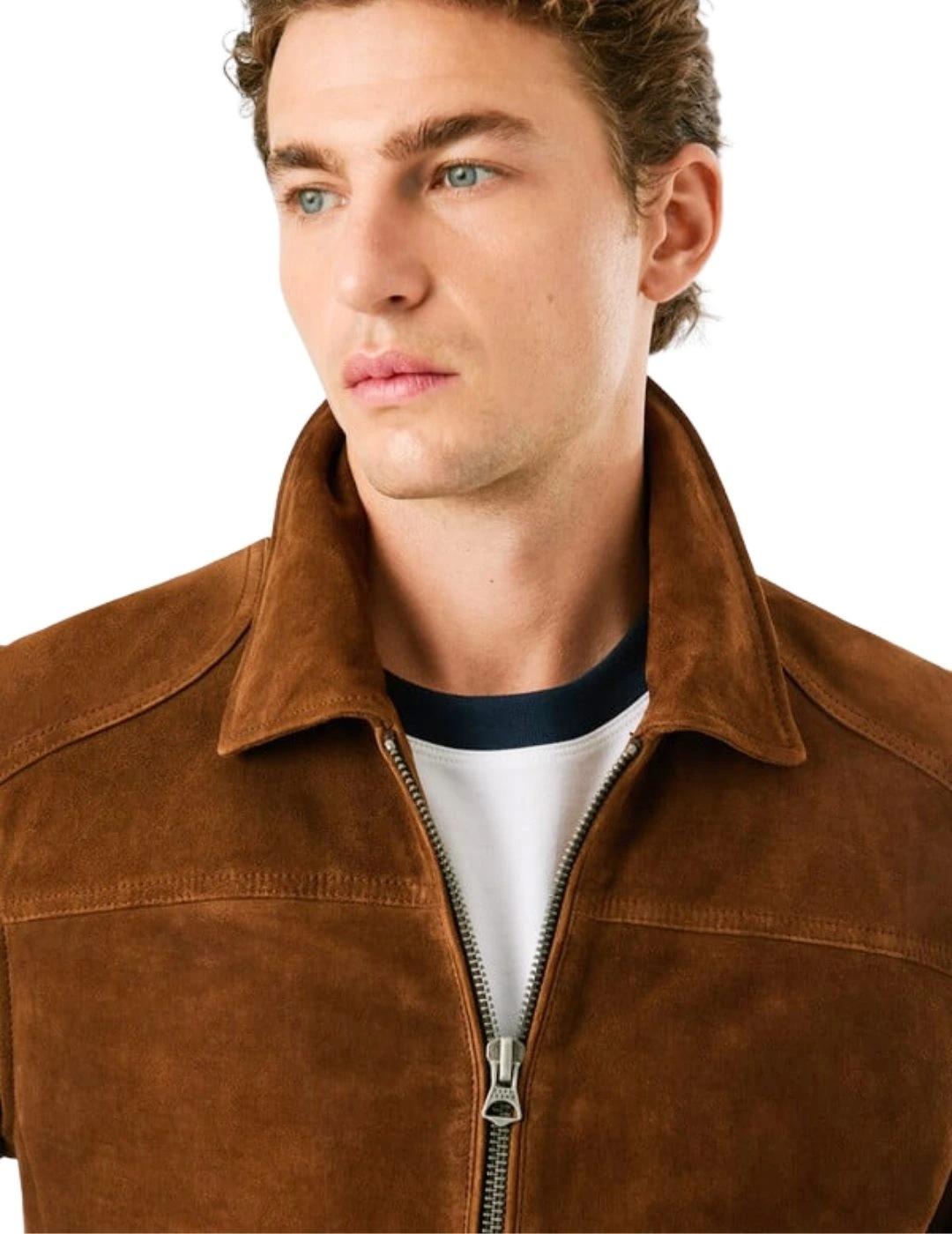 Pepe Jeans Cazadora de ante Marrón