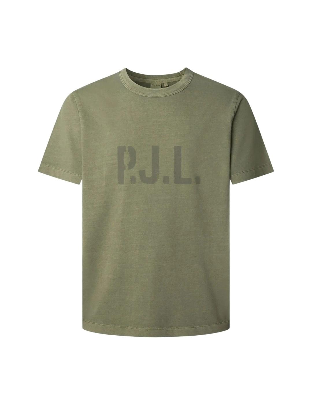Pepe Jeans Camiseta Thyssen Verde