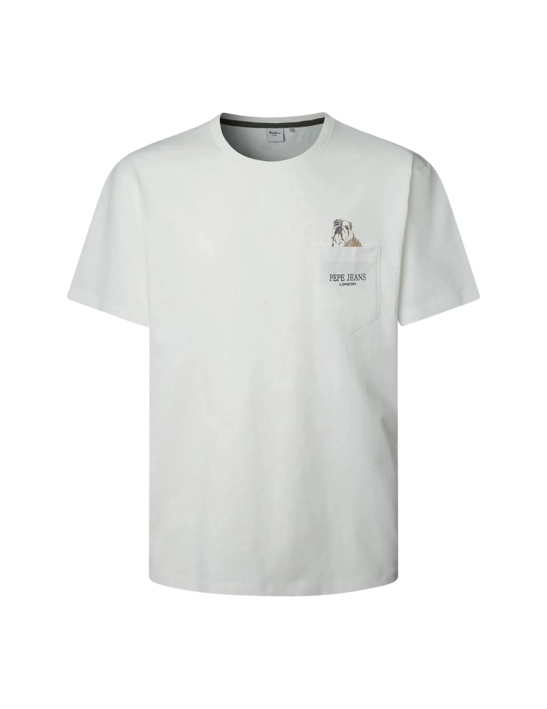 Pepe Jeans Camiseta Thansen Blanca