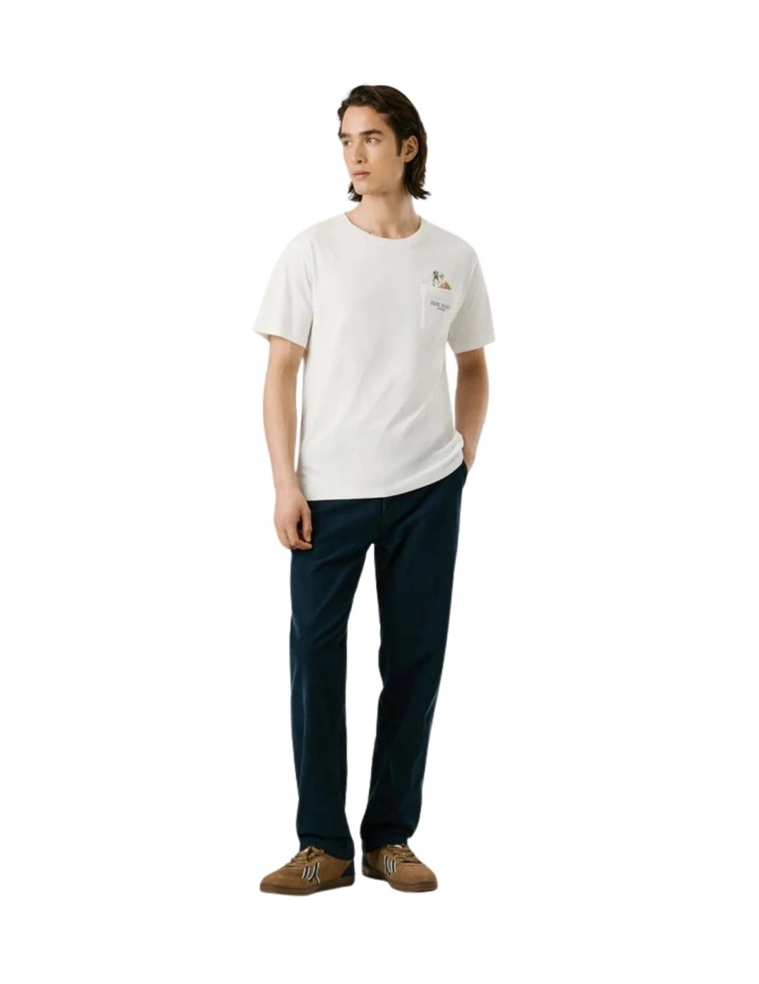 Pepe Jeans Camiseta Thansen Blanca