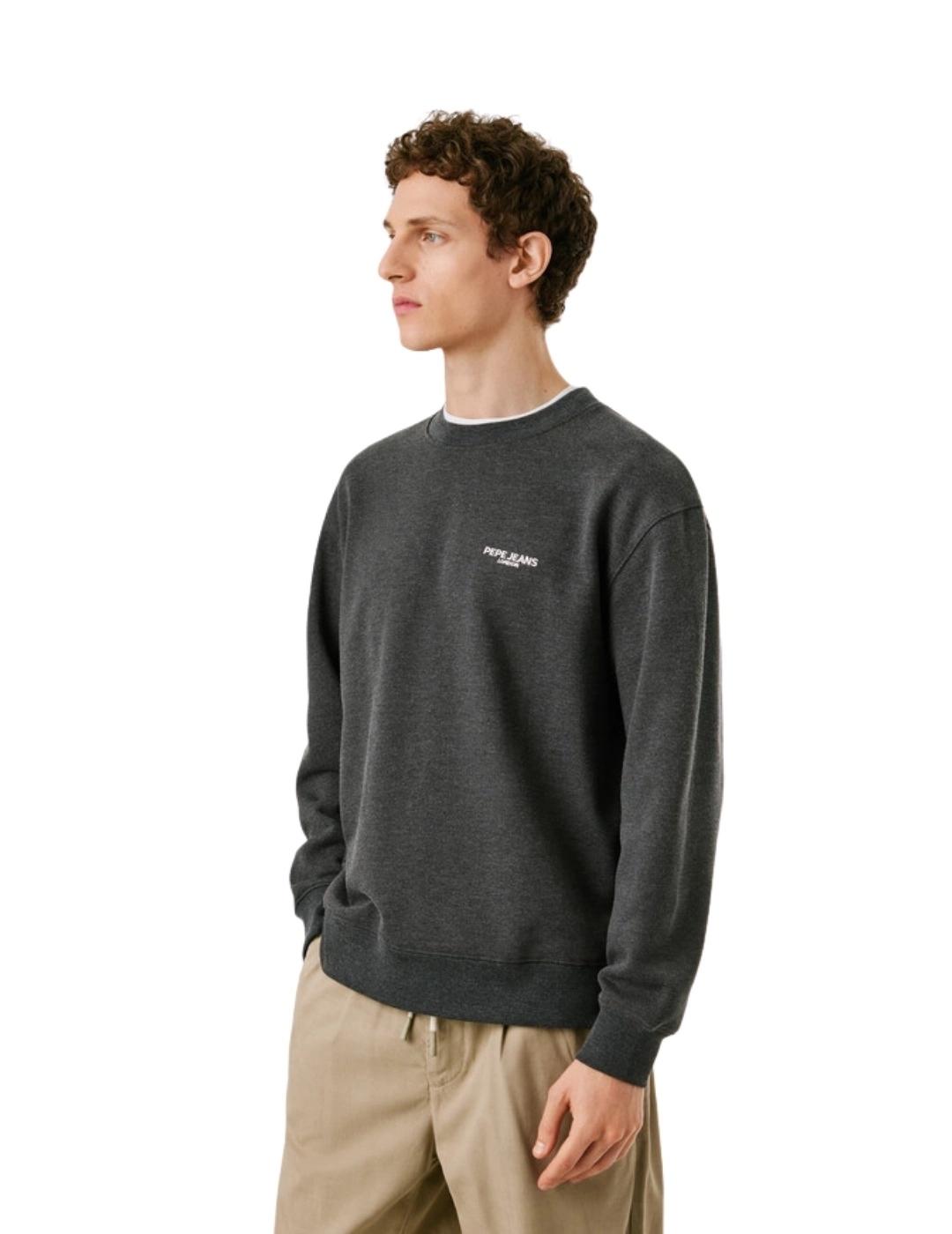 Pepe Jeans Sudadera Terry Gris oscuro