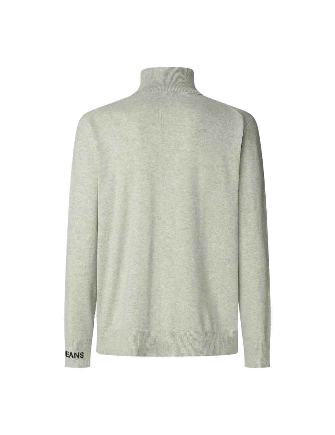 Pepe Jeans Jersey cuello alto Gris claro