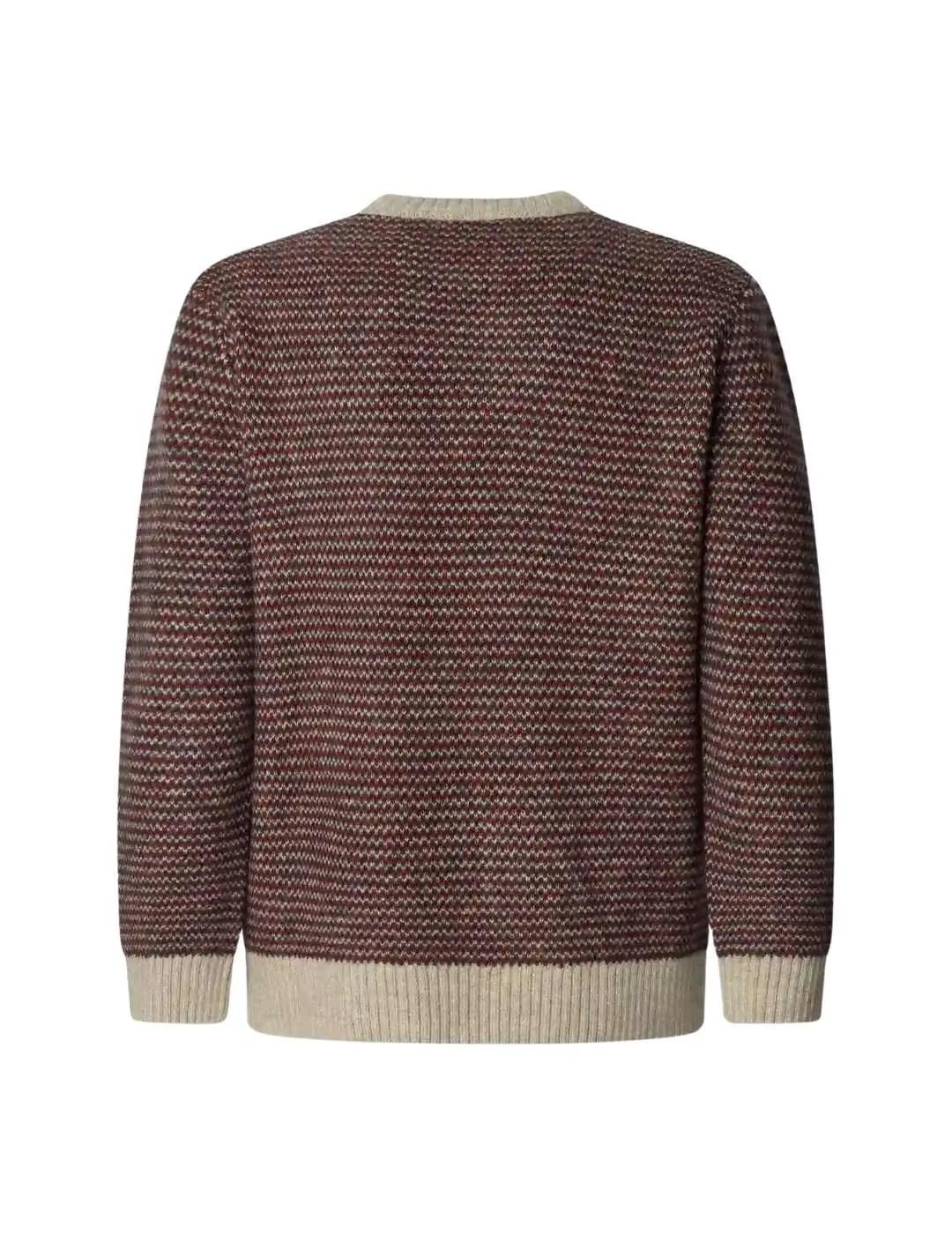 Pepe Jeans Jersey Pacey Rojo y beige