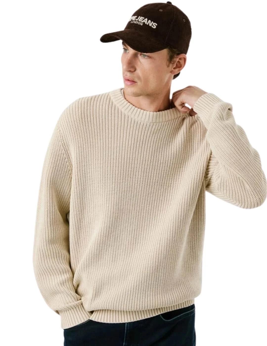 Pepe Jeans Jersey Parker Crew Beige