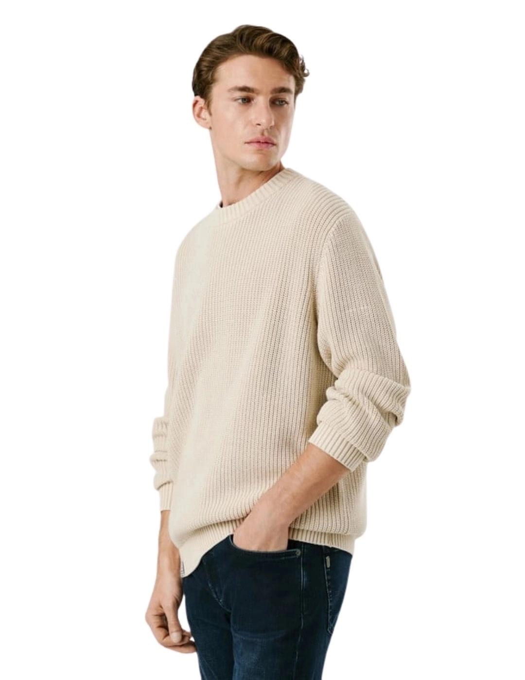 Pepe Jeans Jersey Parker Crew Beige