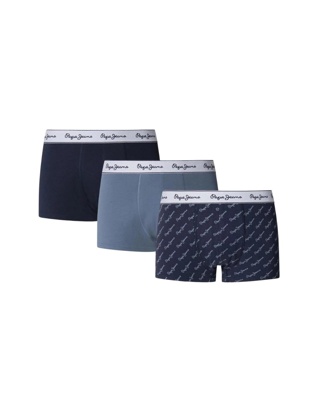 Pepe Jeans Ropa Interior Pack de 3 calzoncillos