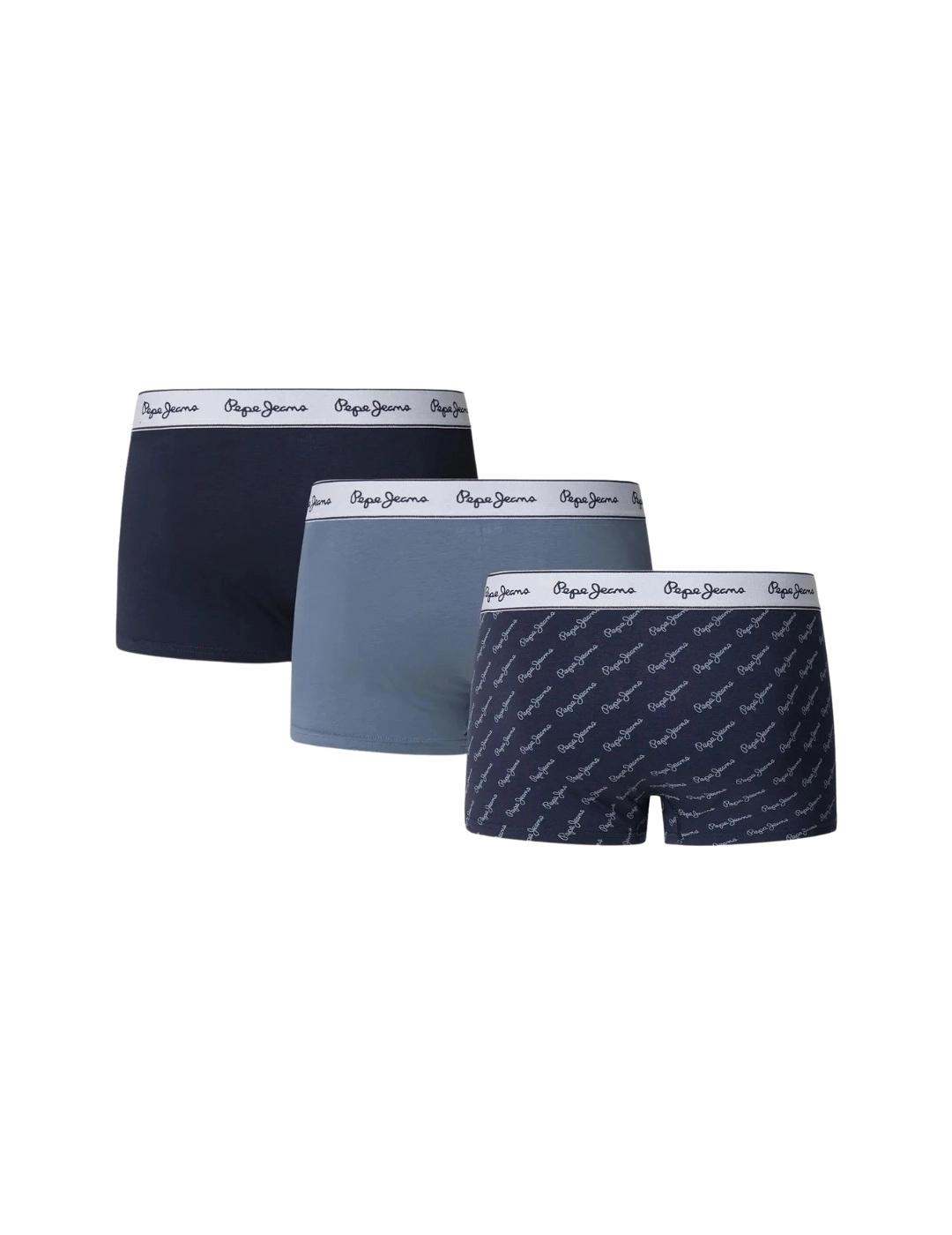 Pepe Jeans Ropa Interior Pack de 3 calzoncillos