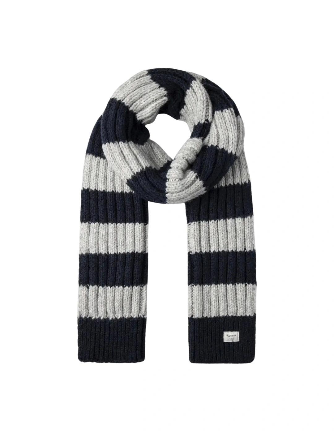 Pepe Jeans Bufanda Faustin Granate y beige