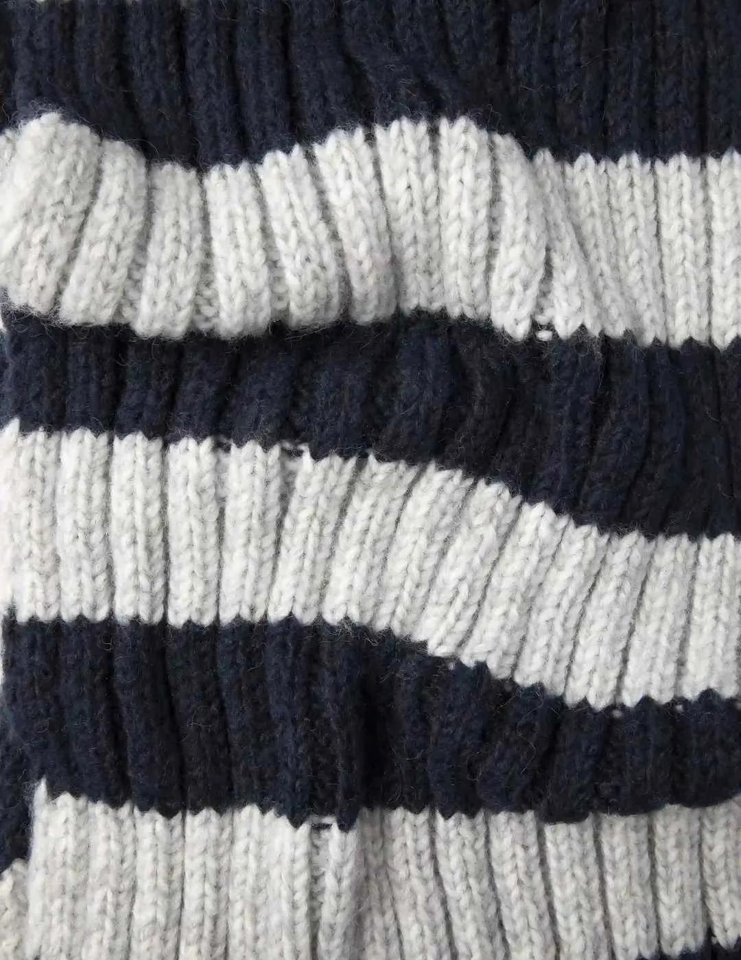 Pepe Jeans Bufanda Faustin Rayas azul marino gris