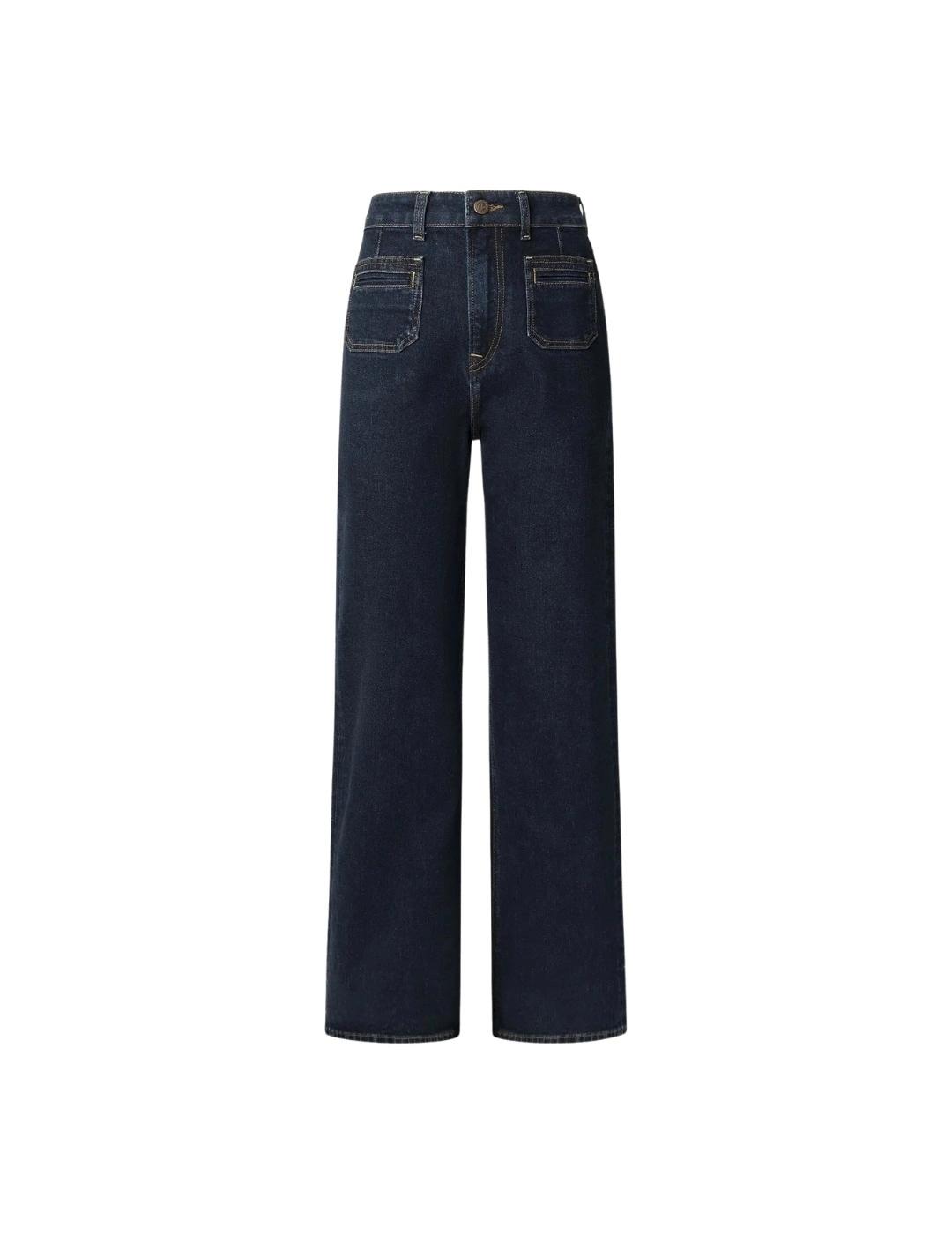 Pepe Jeans Pantalones Straight Denim Azul