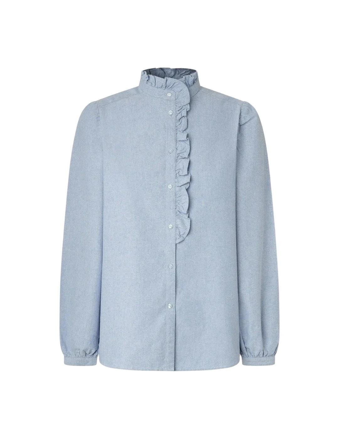 Pepe Jeans Camisa Nady Azul con volante