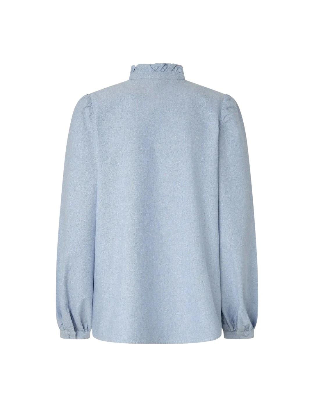 Pepe Jeans Camisa Nady Azul con volante