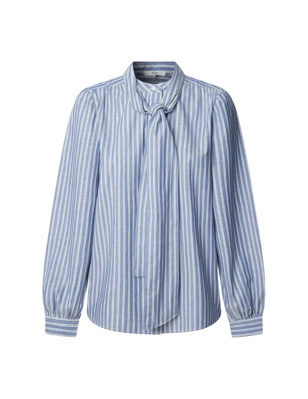 Pepe Jeans Camisa Maty Azul de rayas