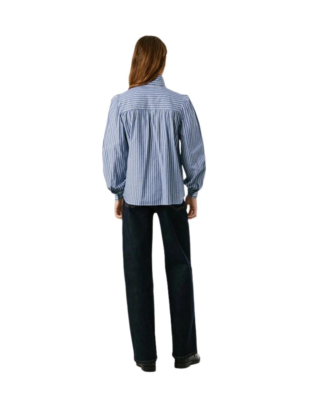 Pepe Jeans Camisa Maty Azul de rayas