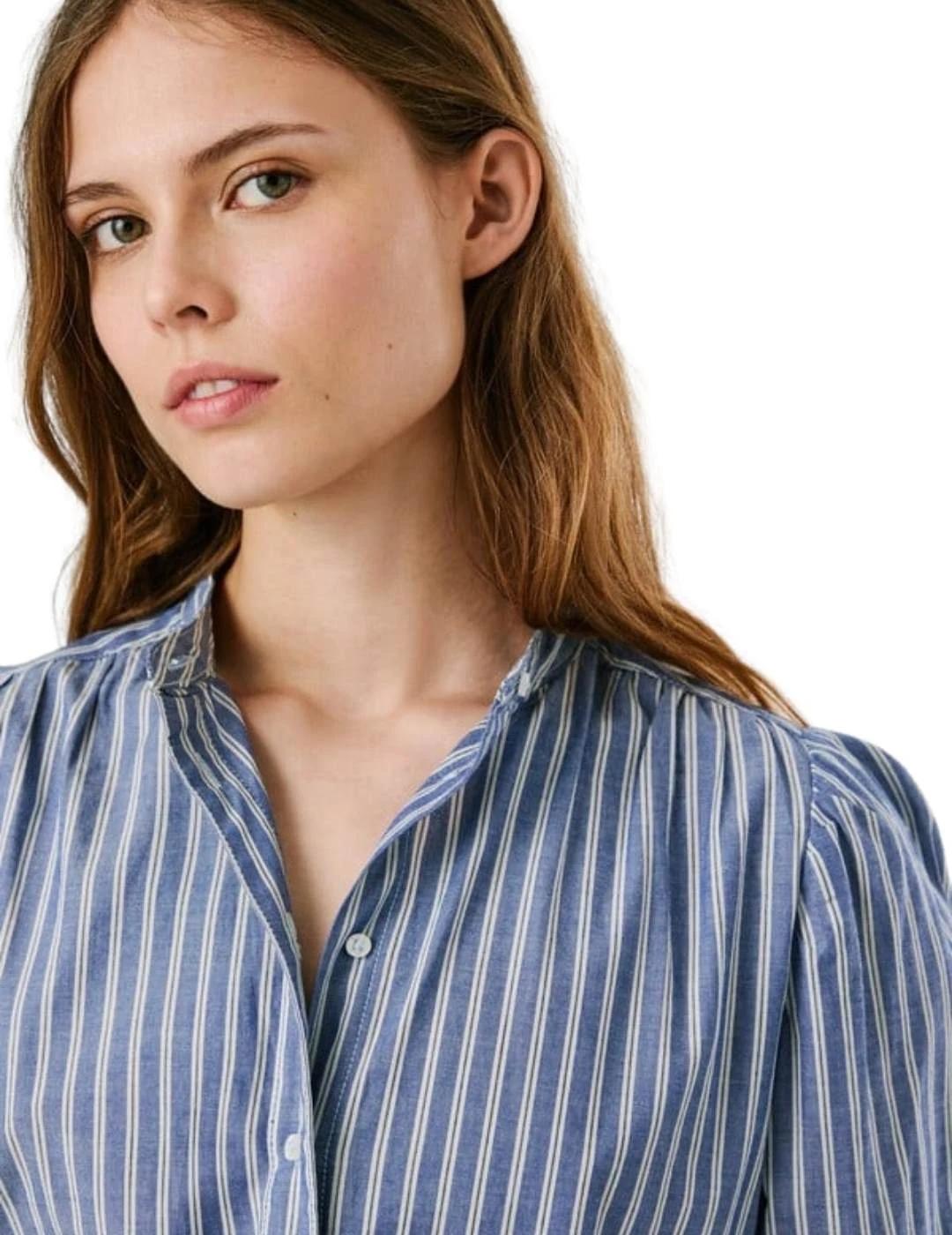 Pepe Jeans Camisa Maty Azul de rayas