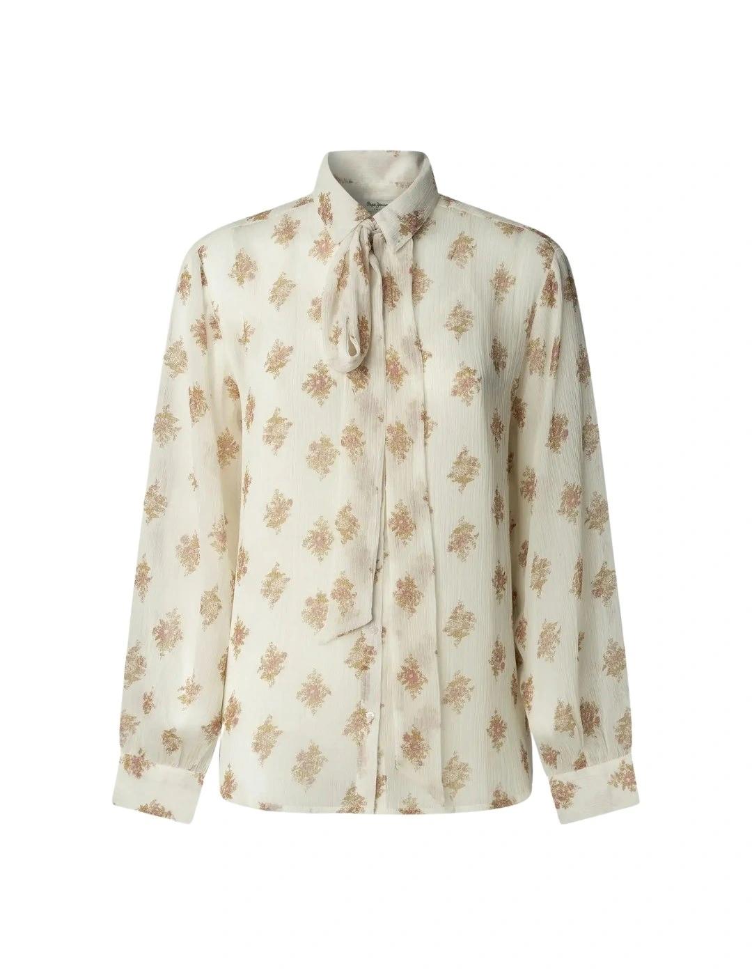 Pepe Jeans Camisa Nazareth Blanca estampada