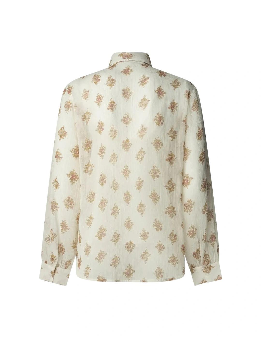 Pepe Jeans Camisa Nazareth Blanca estampada