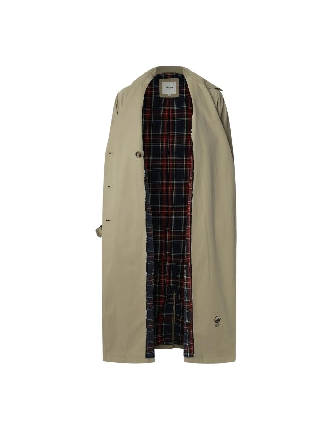 Pepe Jeans Gabardina Sofia Beige Impermeable