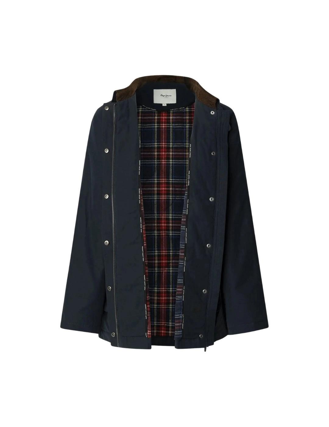 Pepe Jeans Abrigo Tess Azul marino Impermeable