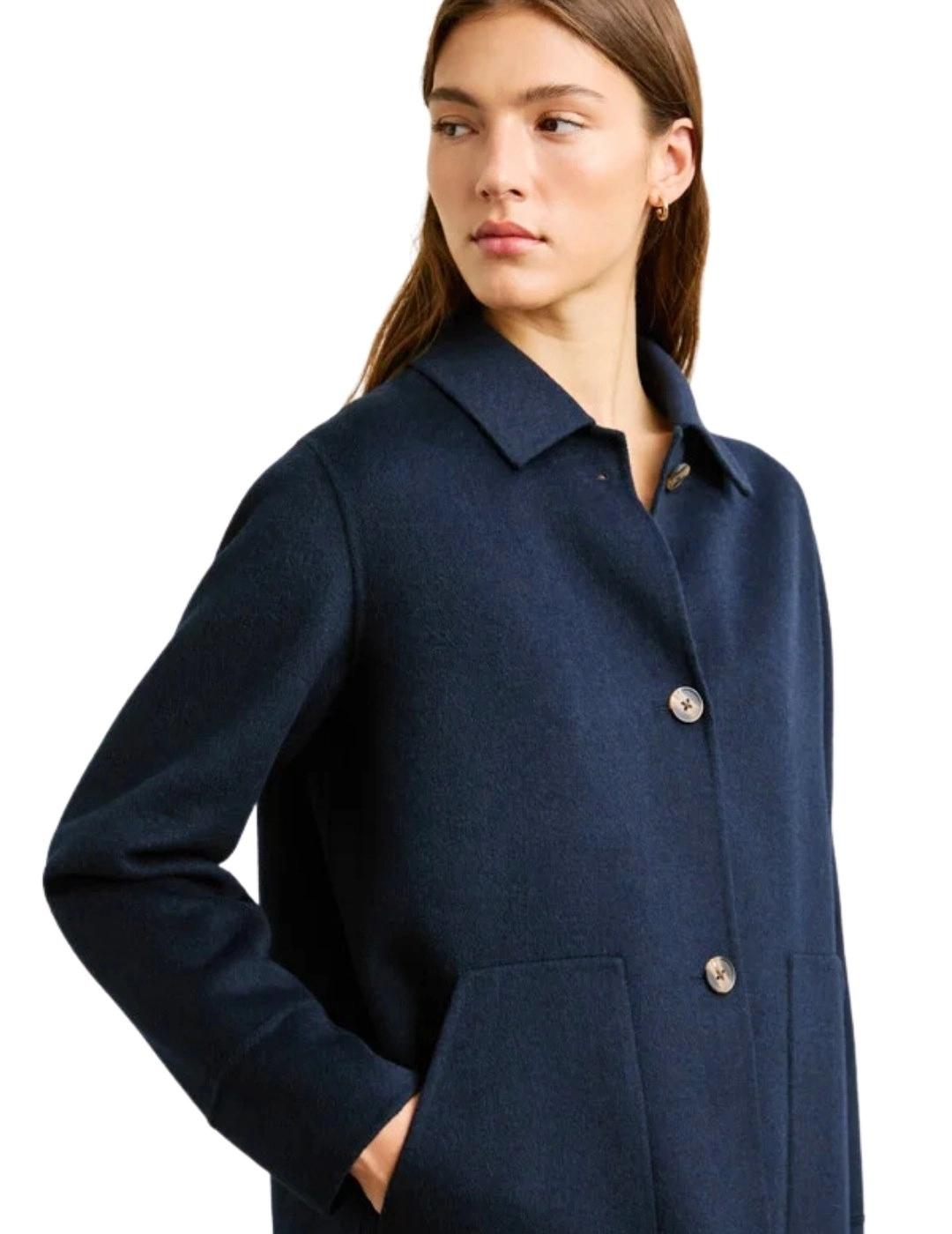 Pepe Jeans Abrigo Sabrina Azul marino