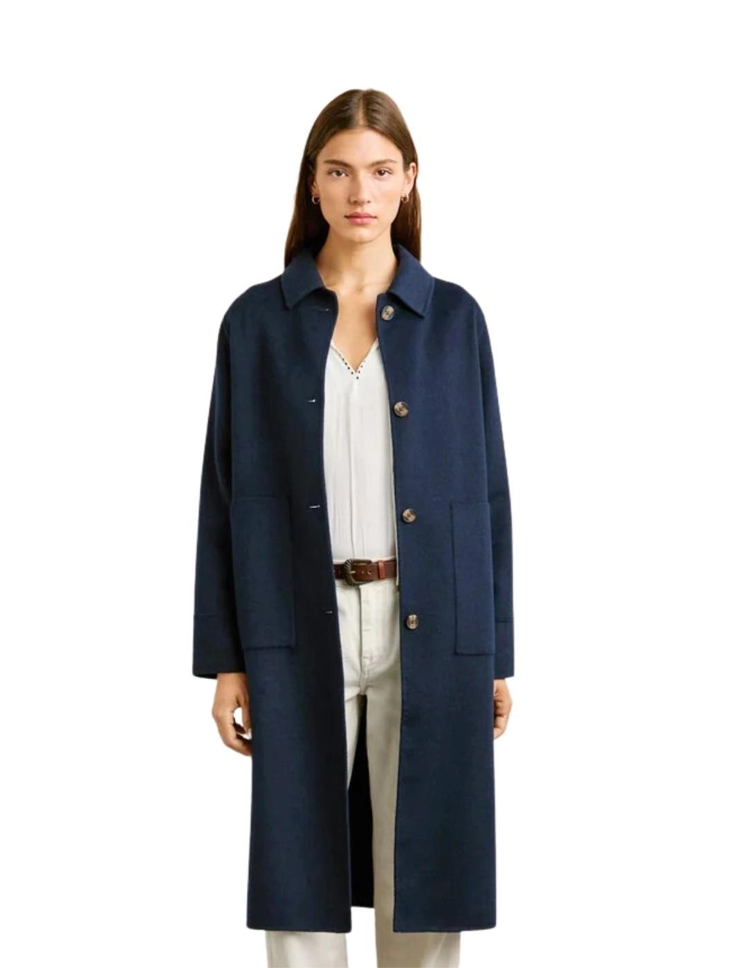 Pepe Jeans Abrigo Sabrina Azul marino