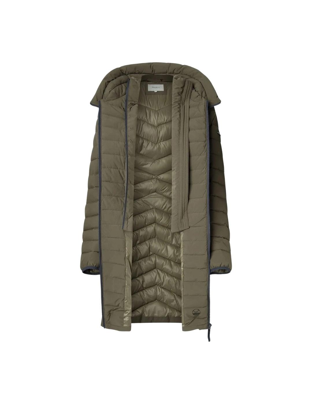 Pepe Jeans Abrigo Sann Long Verde