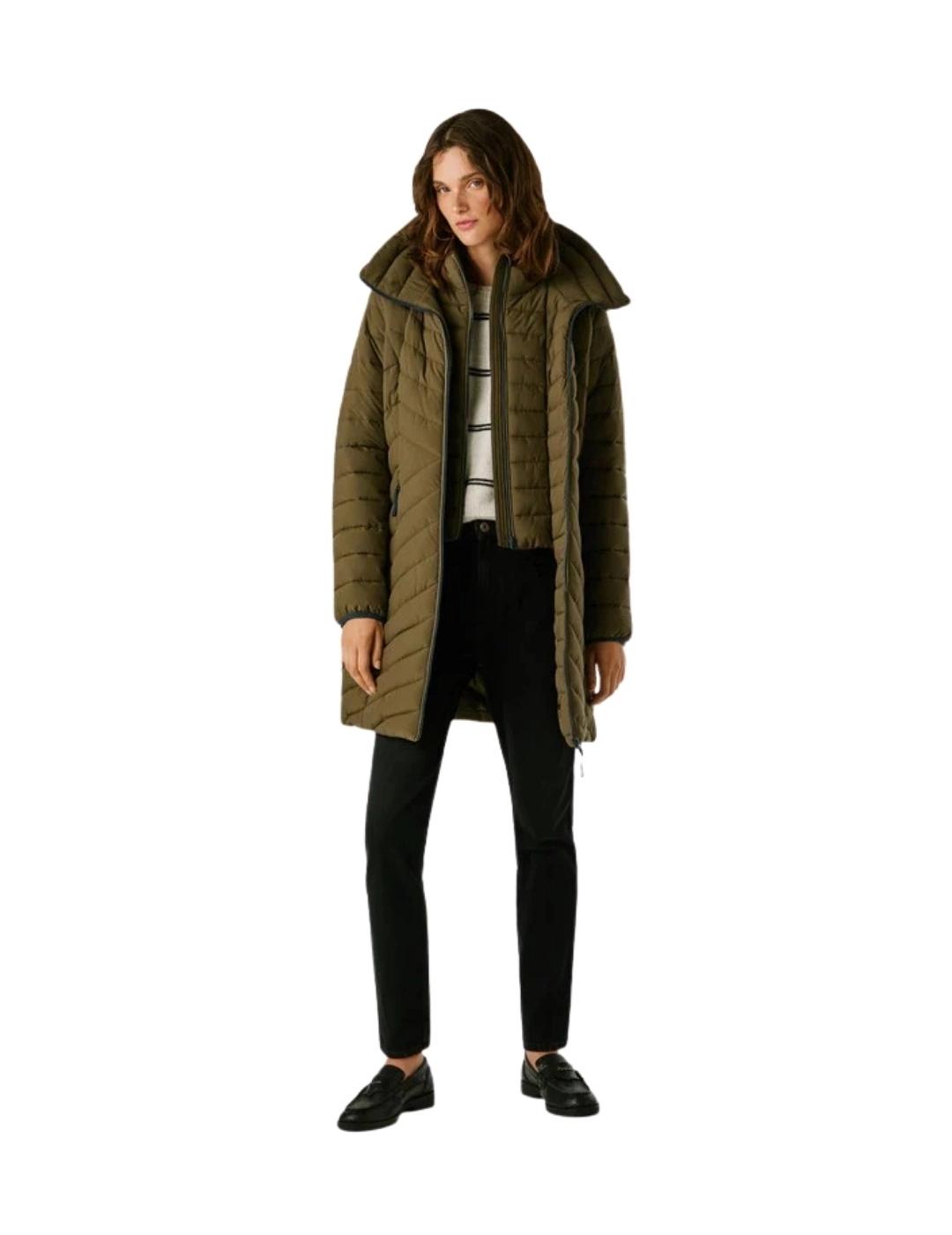 Pepe Jeans Abrigo Sann Long Verde