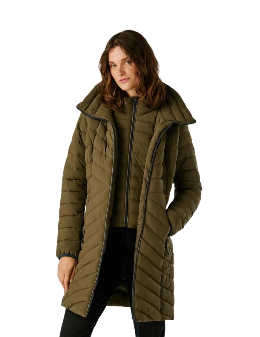 Pepe Jeans Abrigo Sann Long Verde