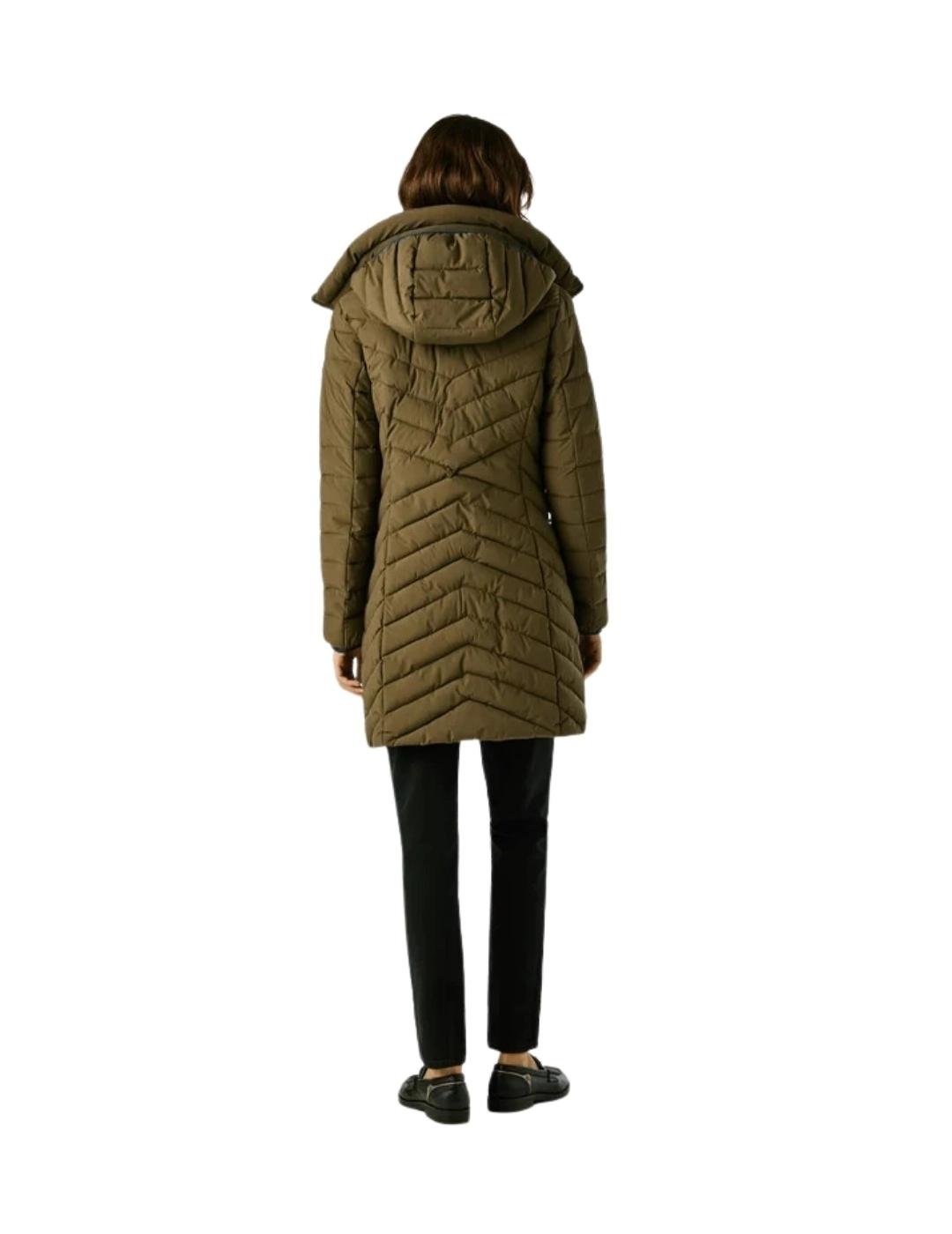 Pepe Jeans Abrigo Sann Long Verde