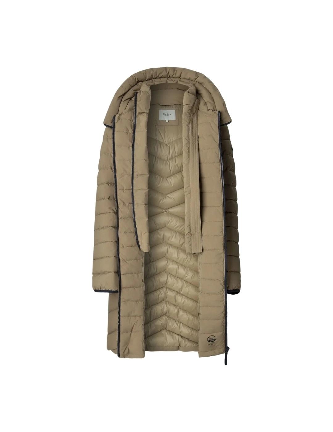 Pepe Jeans Abrigo Sann Long Beige