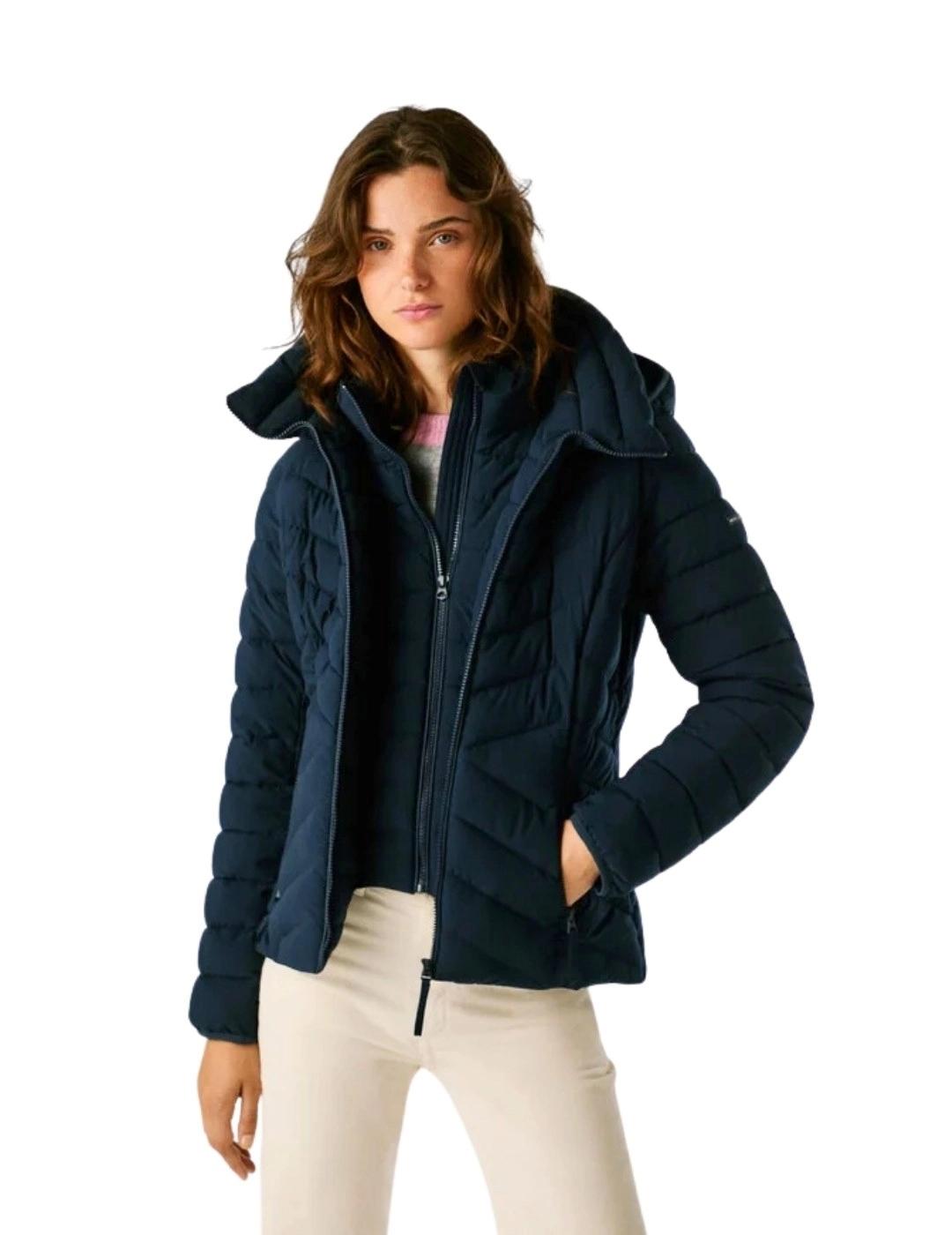 Pepe Jeans Abrigo Sann Short Azul marino