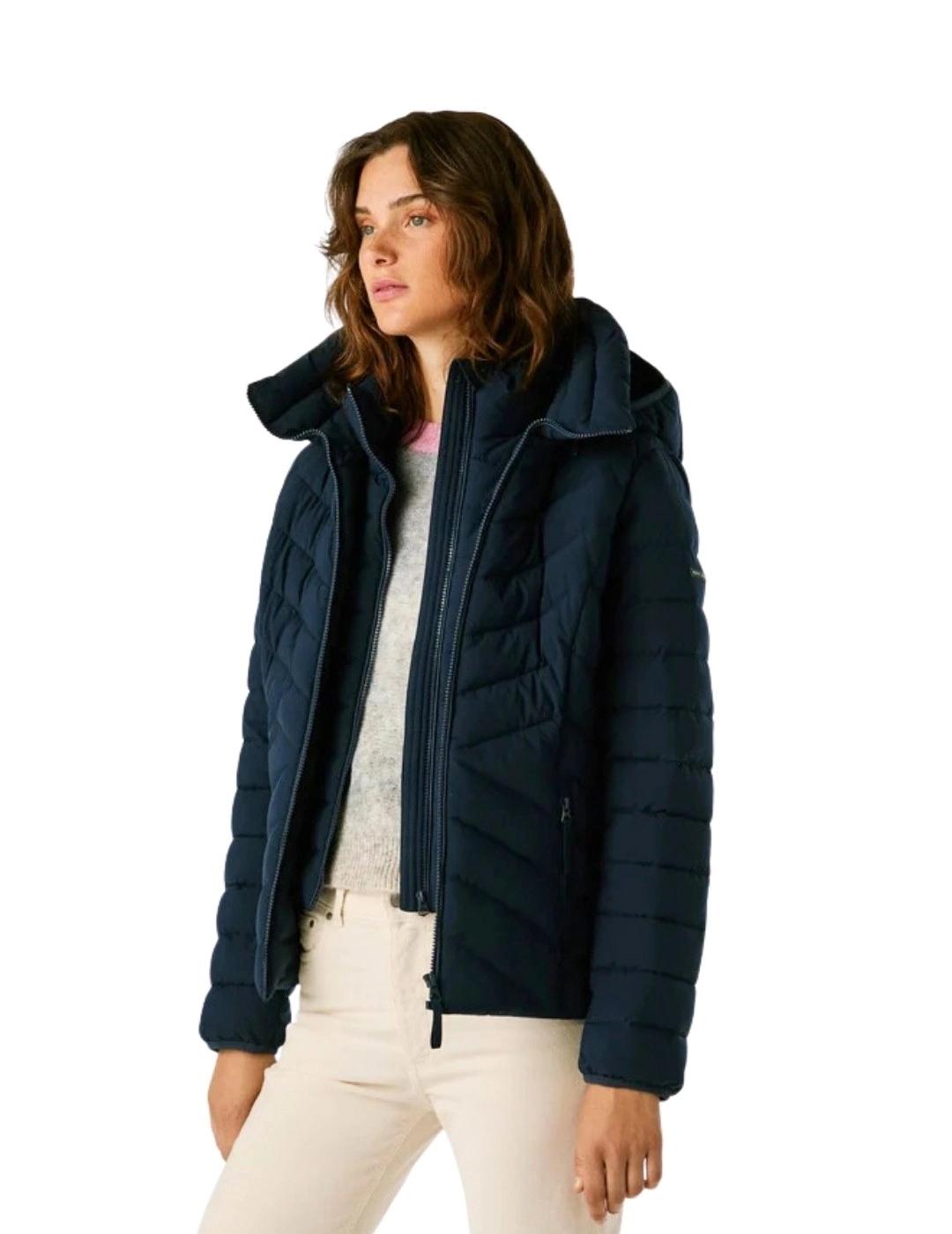 Pepe Jeans Abrigo Sann Short Azul marino