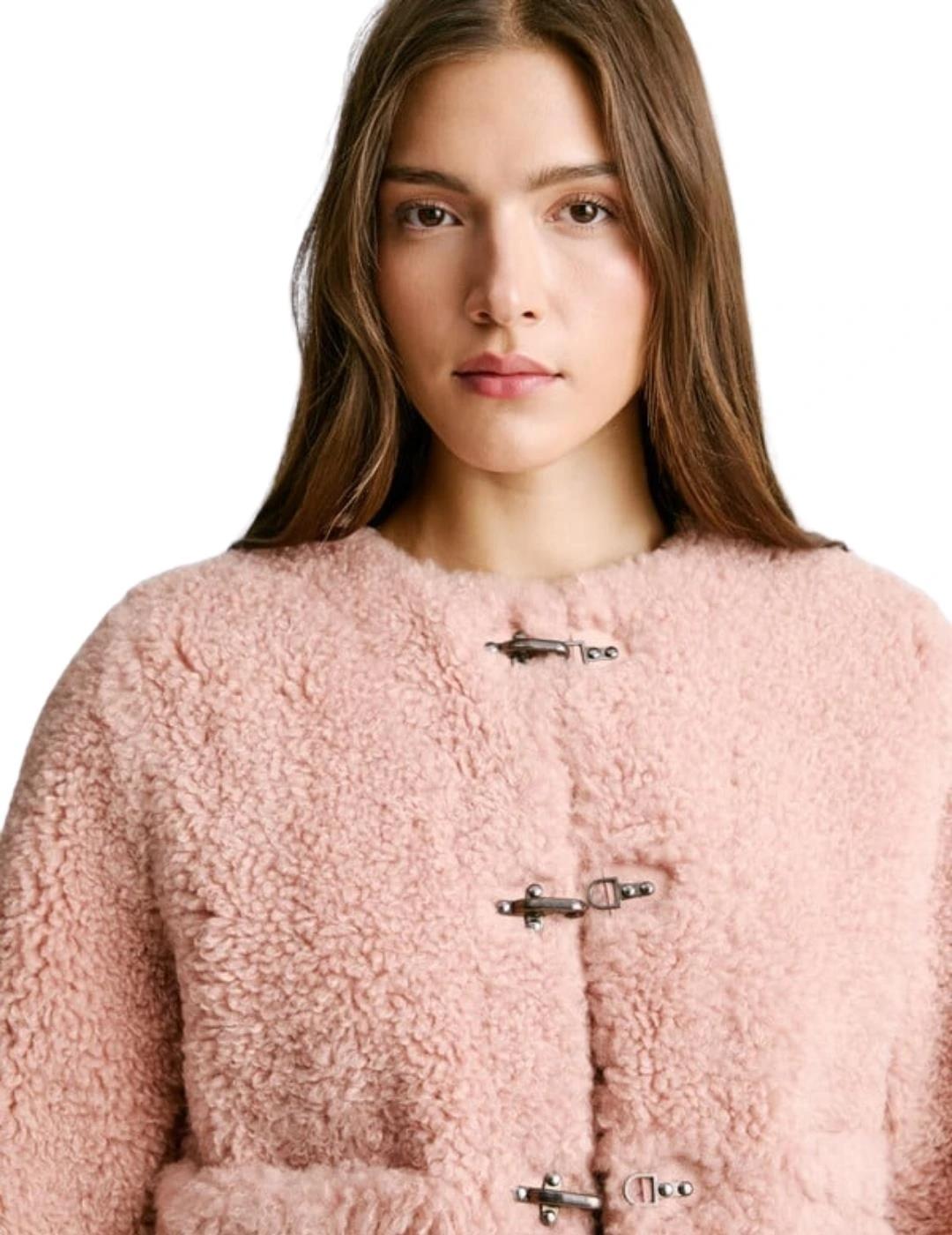 Pepe Jeans Abrigo Paige Rosa claro