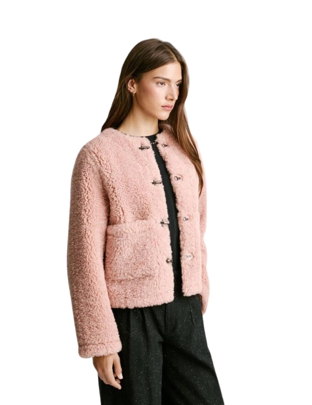 Pepe Jeans Abrigo Paige Rosa claro