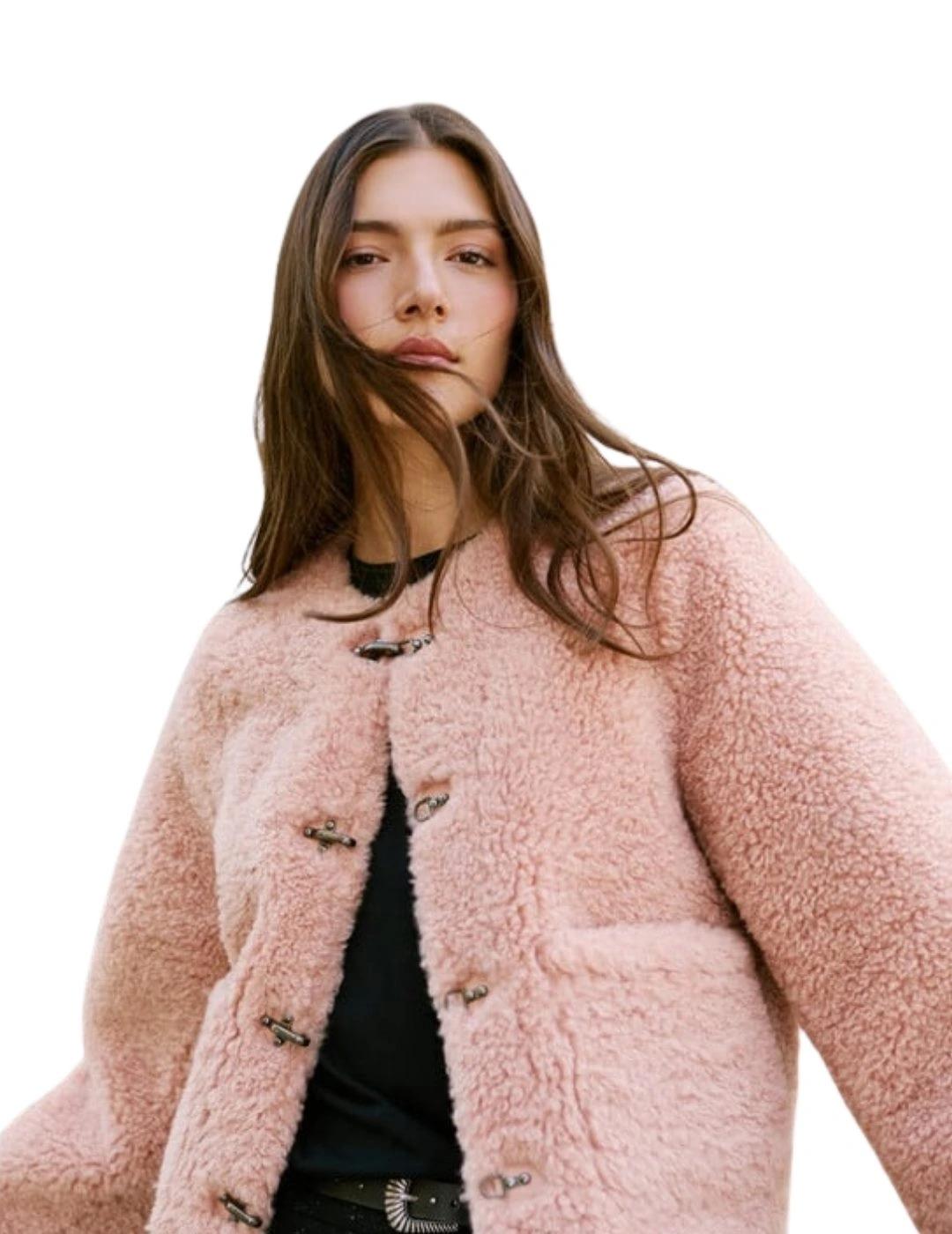 Pepe Jeans Abrigo Paige Rosa claro