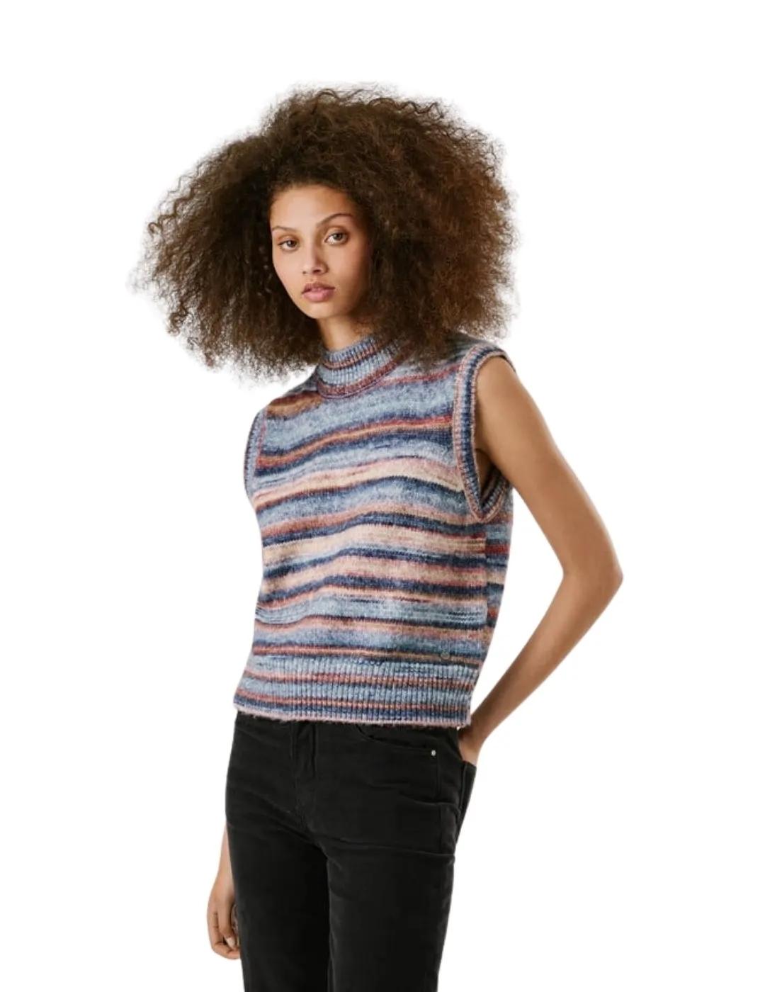 Pepe Jeans Jersey Celeste Rayas multicolor