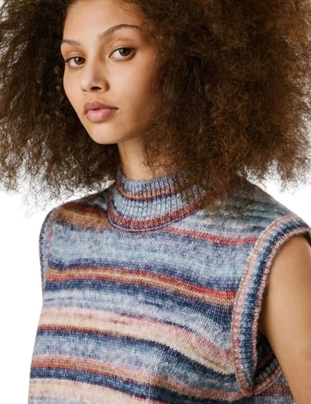 Pepe Jeans Jersey Celeste Rayas multicolor